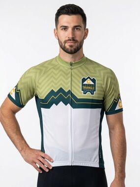 Primal Mens Copper Triangle Cycling Jersey Colorado Event Large